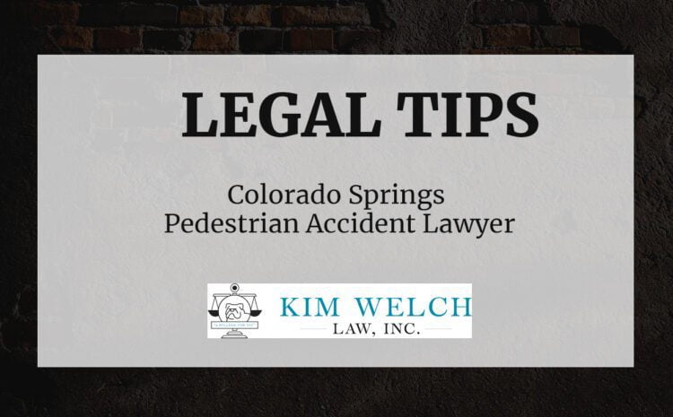  Colorado Springs Pedestrian Accident Lawyer